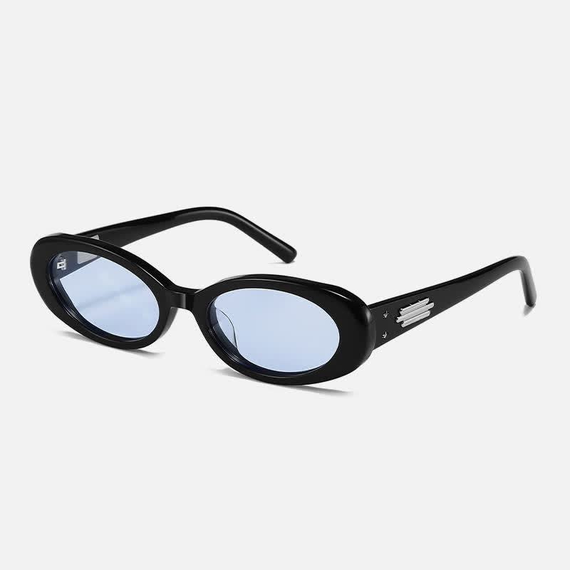 Spykay™ SG60787 Oval Frame Star Temples Sunglasses with Nylon Lenses