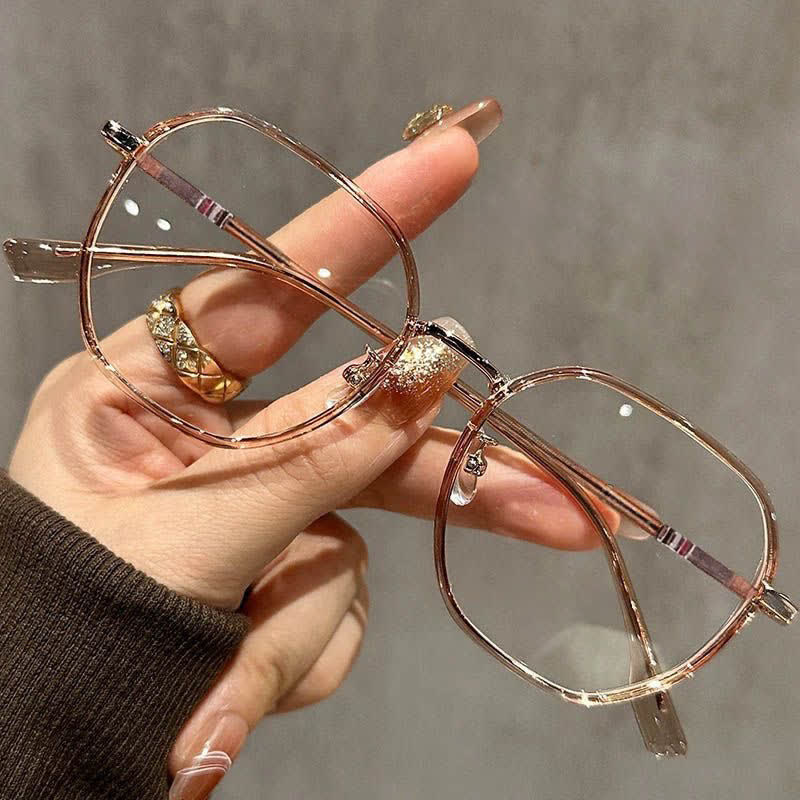 Spykay™ EG26793 Classic Geometric Large Frame Anti-blue Light Glasses