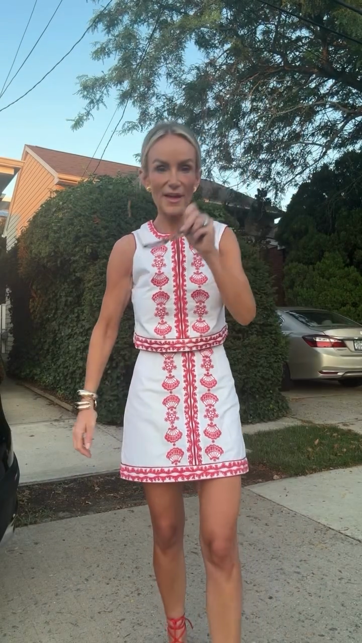 White Embroidered Sleeveless Top and Maxi Skirt Set