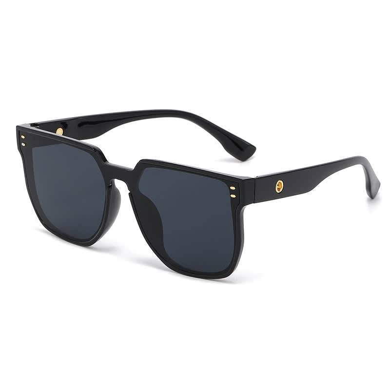 Spykay™ SG60739 Mirror Lens Square Frame Driving Sunglasses
