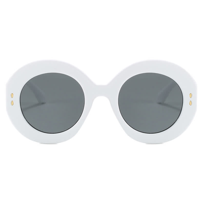 Spykay™ SG60923 Simple Oversized Round Frame Trendy Sunglasses