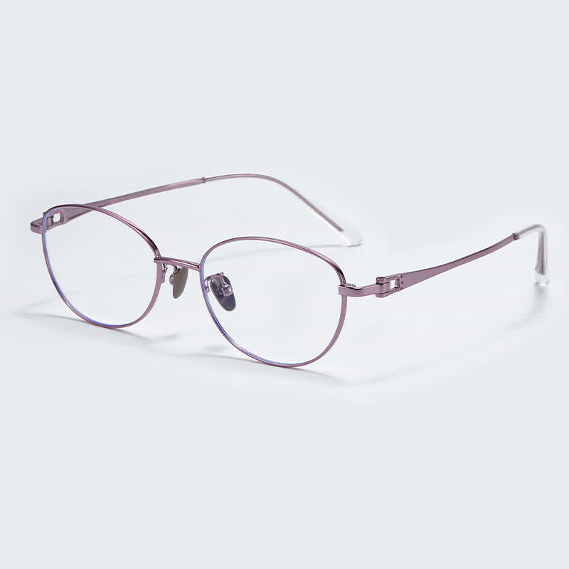 Spykay™ EG26722 Titanium Butterfly Frame Anti-blue Light Hipster Glasses