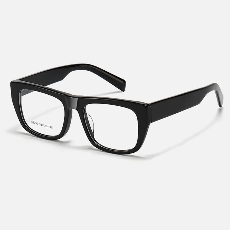 Spykay™ EG26818 Tortoise Shell Pattern Flat Top Square Frame Anti-blue Light Glasses