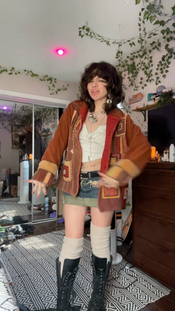 Patchwork Print Jacket