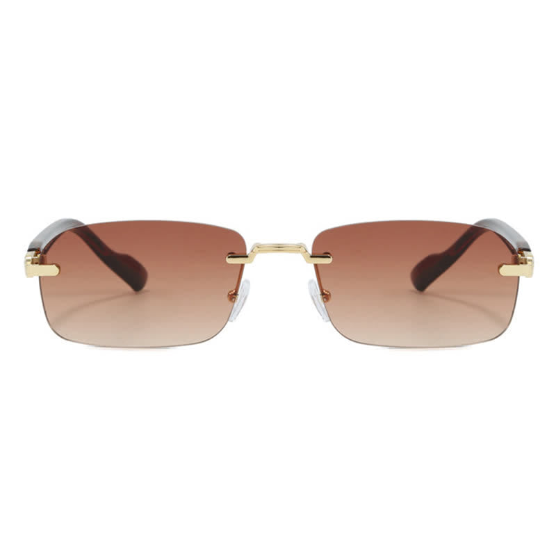 Spykay™ SG60831 Women's Rectangle Frame Rimless Sunglasses