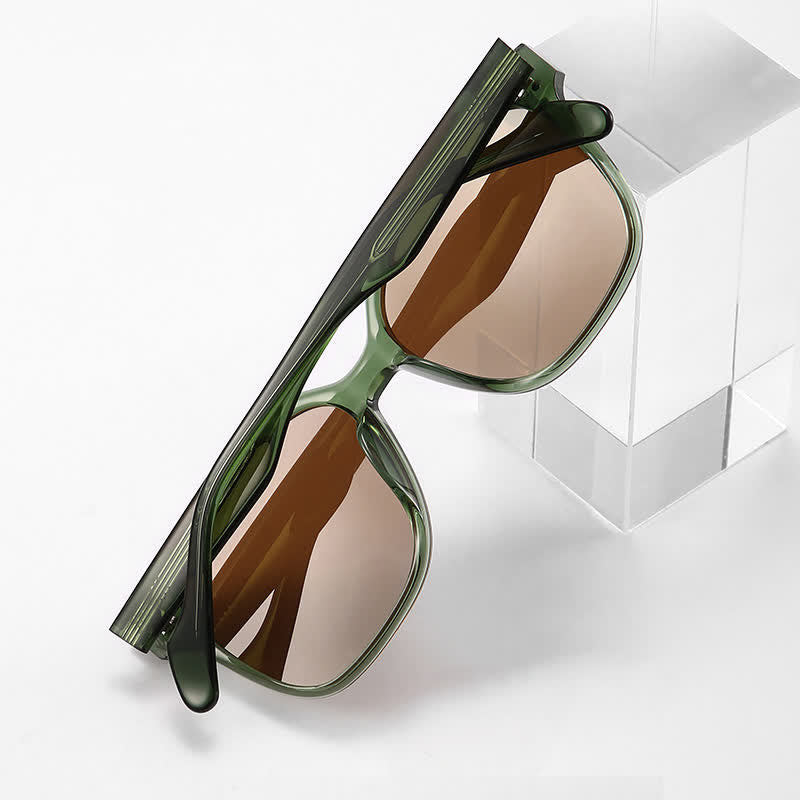 Spykay™ SG60820 Hipster Unisex Square Frame Polarized Sunglasses