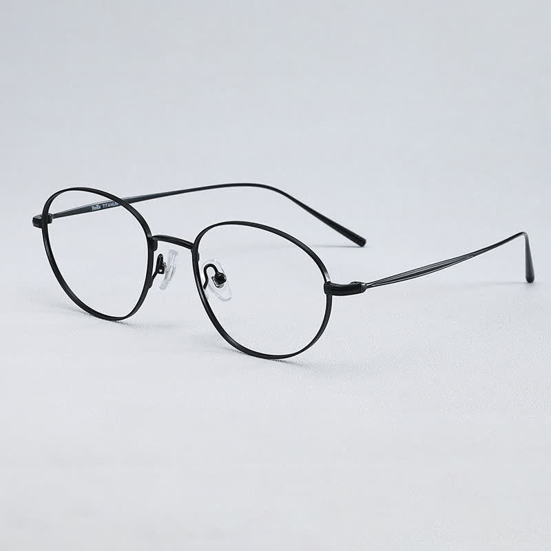 Spykay™ EG26707 Lightweight Titanium Oval Frame Anti-blue Light Glasses For Reading