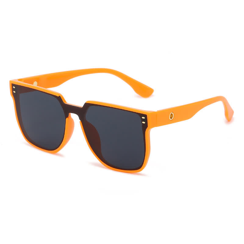 Spykay™ SG60739 Mirror Lens Square Frame Driving Sunglasses