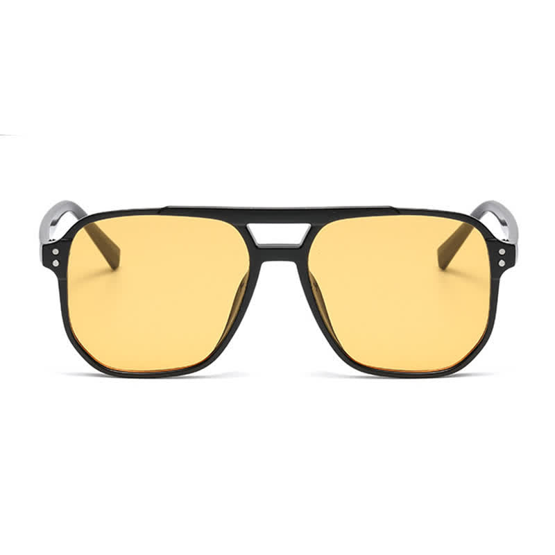 Spykay™ SG60735 Vintage Double Bridges Tinted Aviator Sunglasses