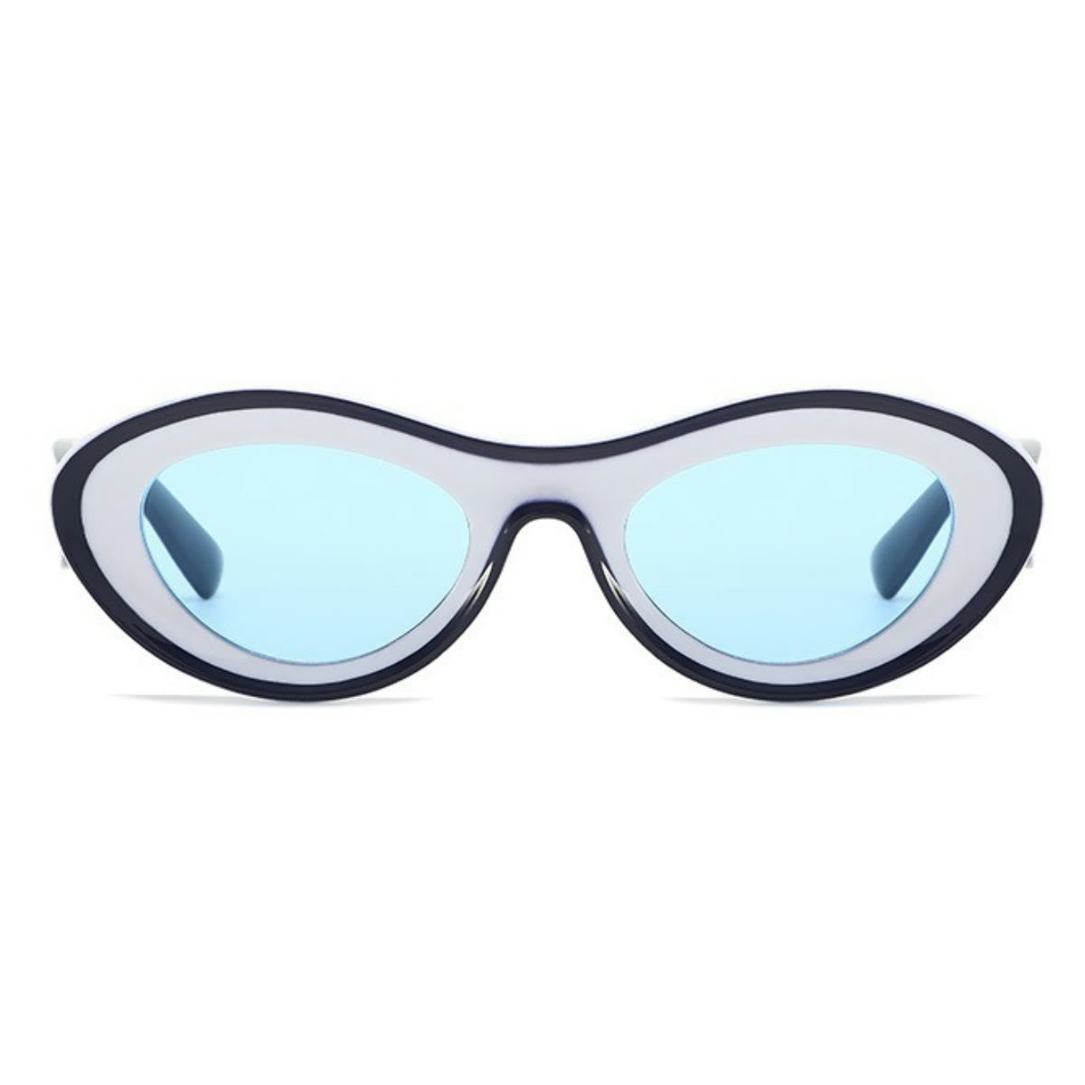 Spykay™ SG1011 Y2K Oval Frame Dopamine Color Sunglasses
