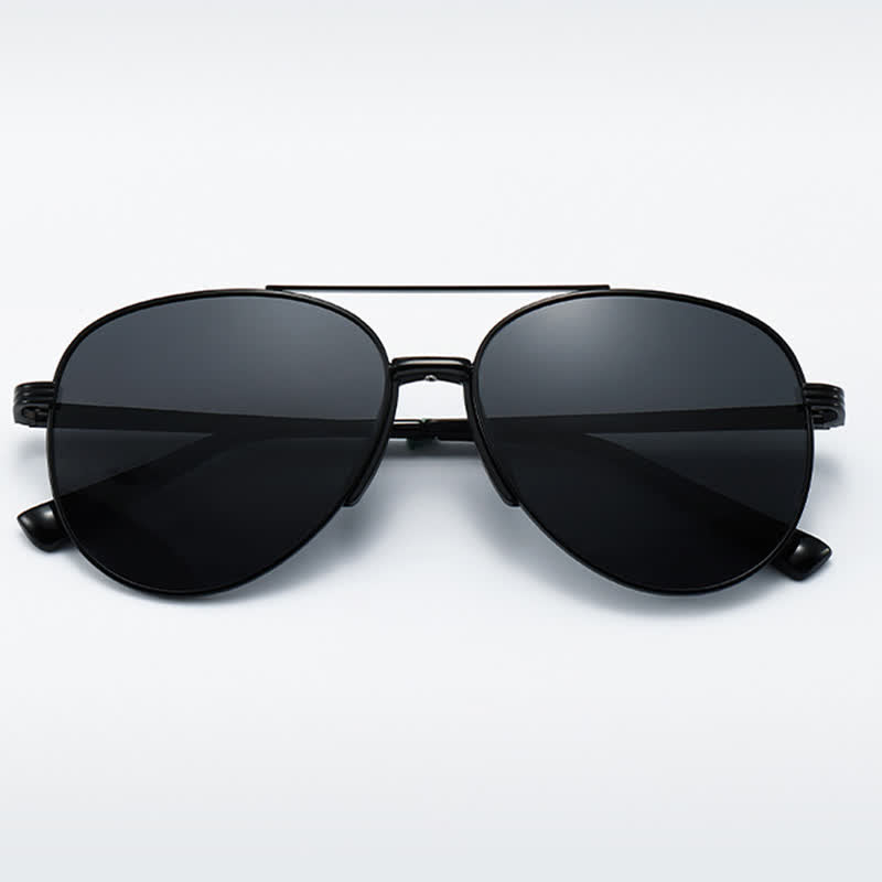 Spykay™ SG60935 Double Bridges Hipster Polarized Photochromic Aviator Sunglasses