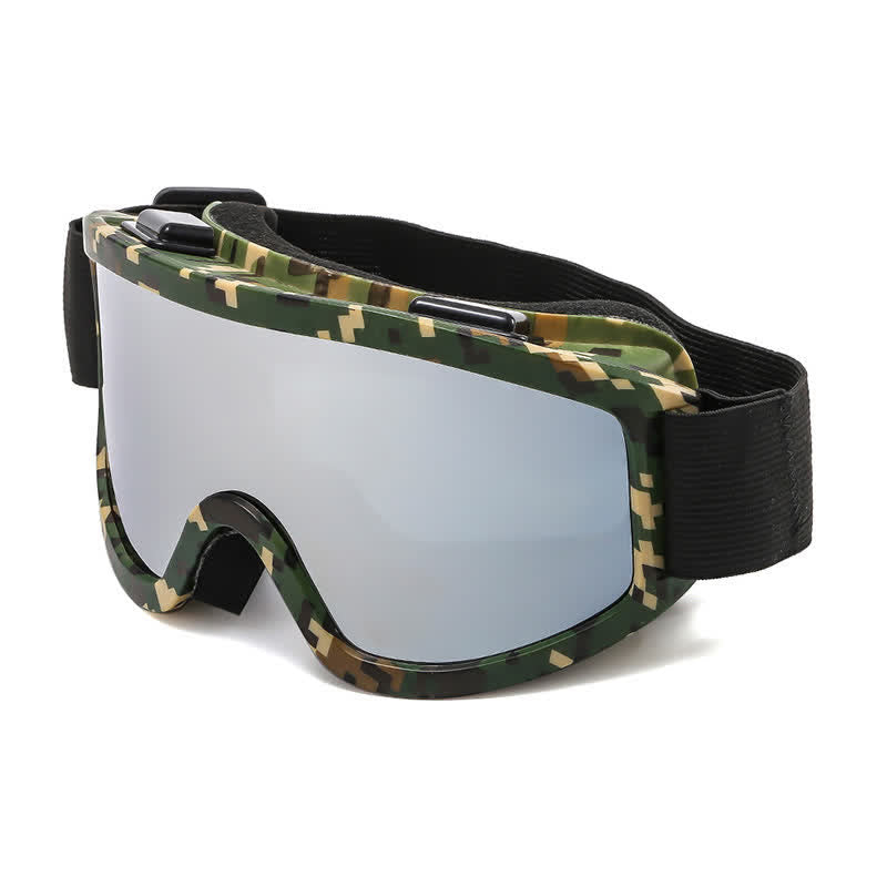 Spykay™ SG61046 Camouflage Print Unisex Windproof Motorcycle Goggle, Ski Goggles For Outdoor Activities