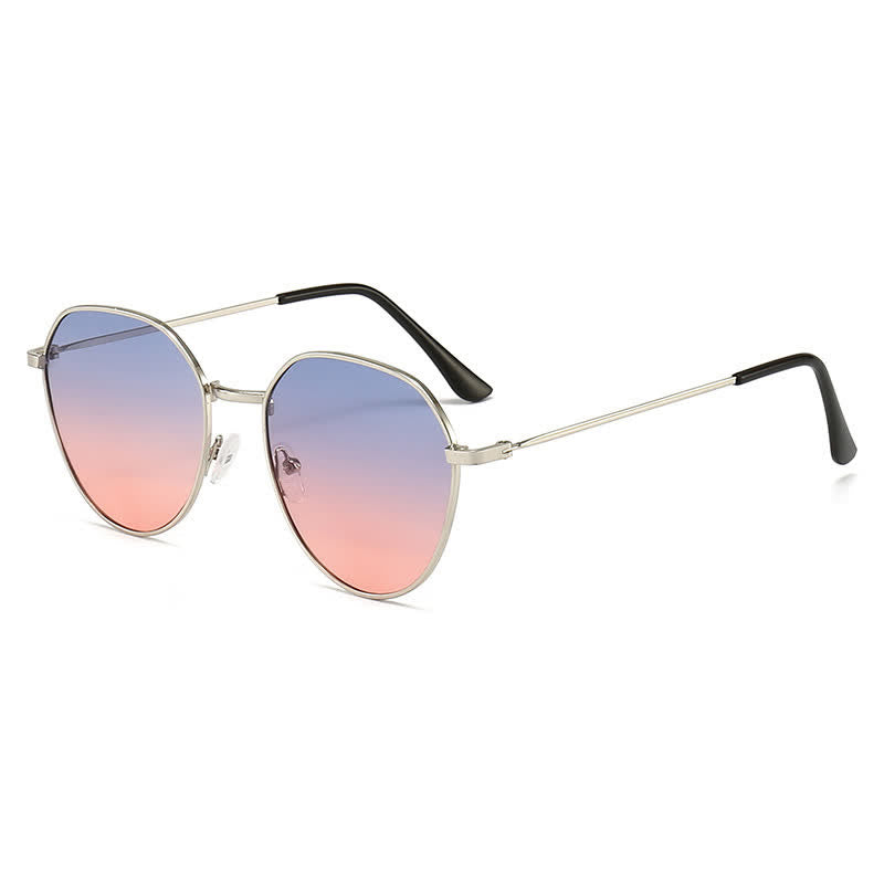 Spykay™ SG60749 Round Frame Metal Temples Vintage Sunglasses