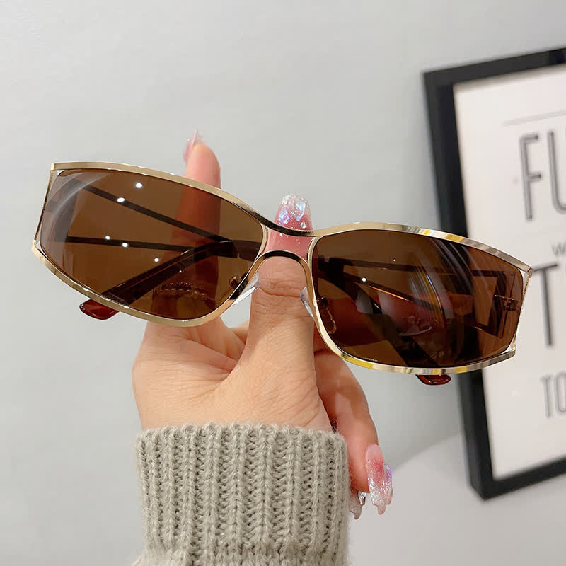 Spykay™ SG60760 Y2K Hollow Out Temples Retro- Vintage Sunglasses