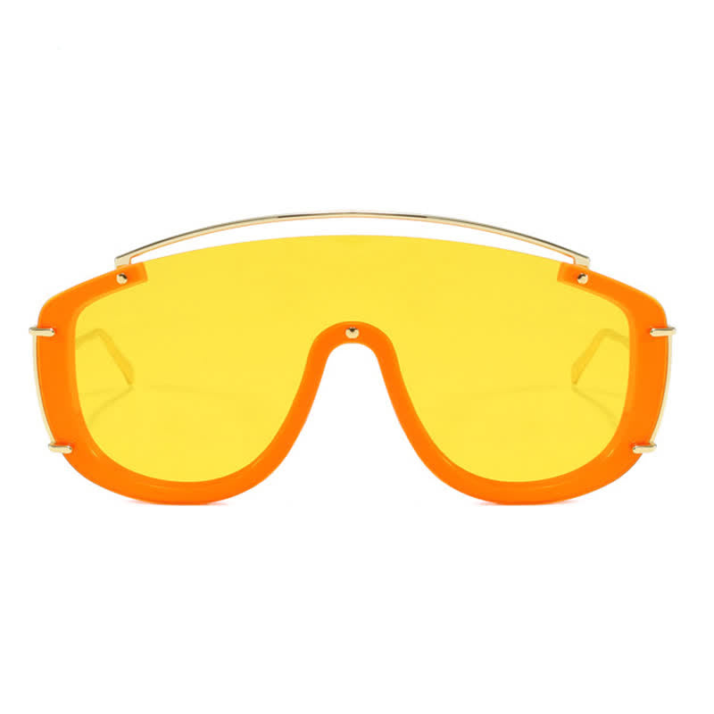 Spykay™ SG60885 One-piece Oversized Aviator Sunglasses