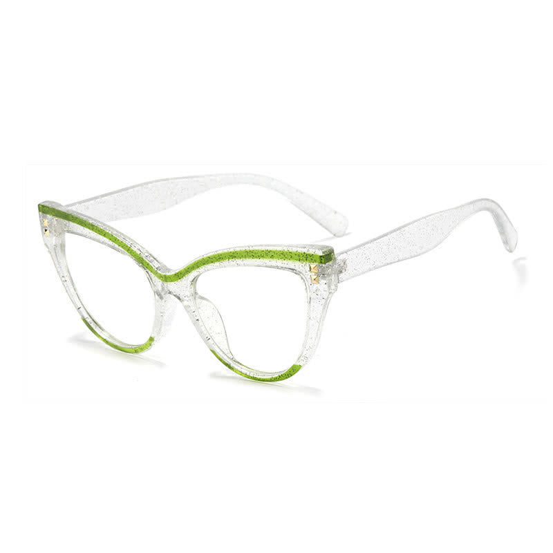 Spykay™ EG26691 Cat-Eye Colorblock Anti-blue Light Glasses