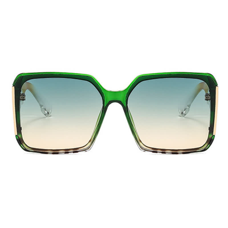 Spykay™ SG60836 Square Frame Oversized Rimless Sunglasses