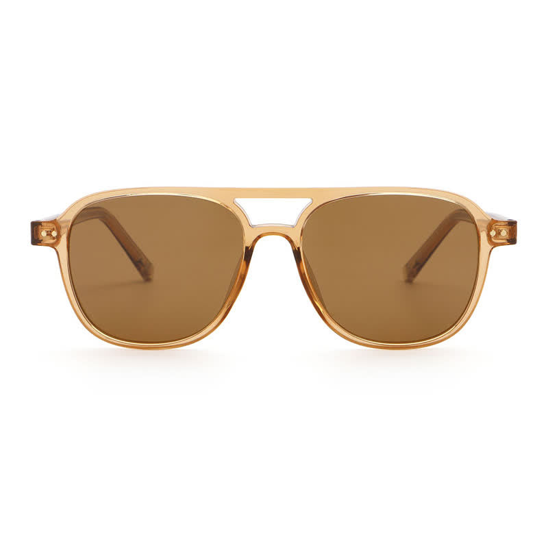 Spykay™ SG60736 Double Bridges Polarized Aviator Sunglasses