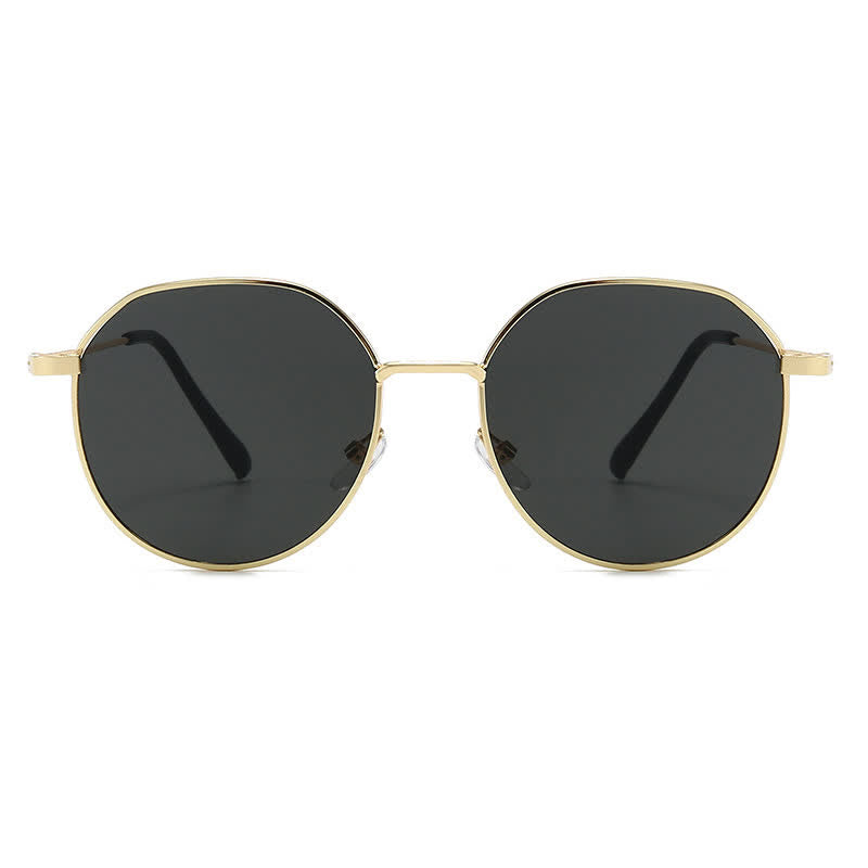 Spykay™ SG60749 Round Frame Metal Temples Vintage Sunglasses