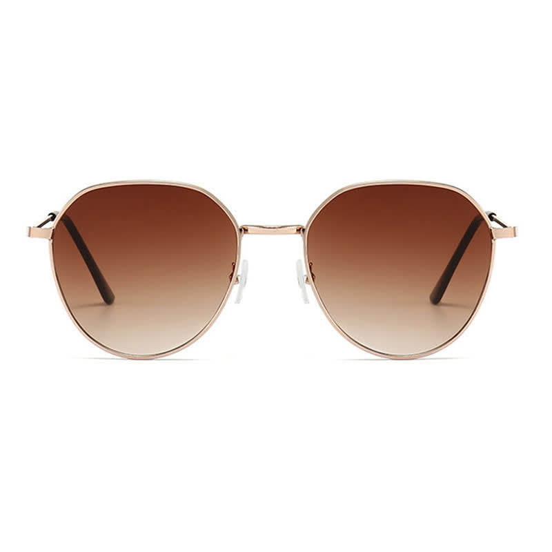 Spykay™ SG60749 Round Frame Metal Temples Vintage Sunglasses