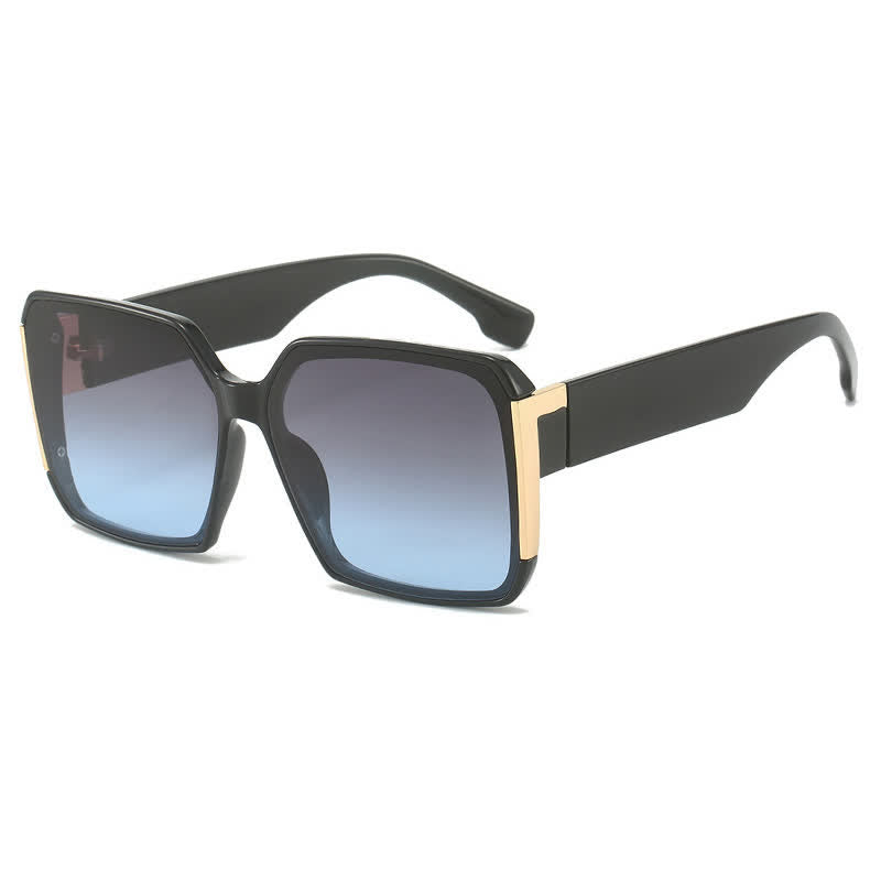 Spykay™ SG60836 Square Frame Oversized Rimless Sunglasses