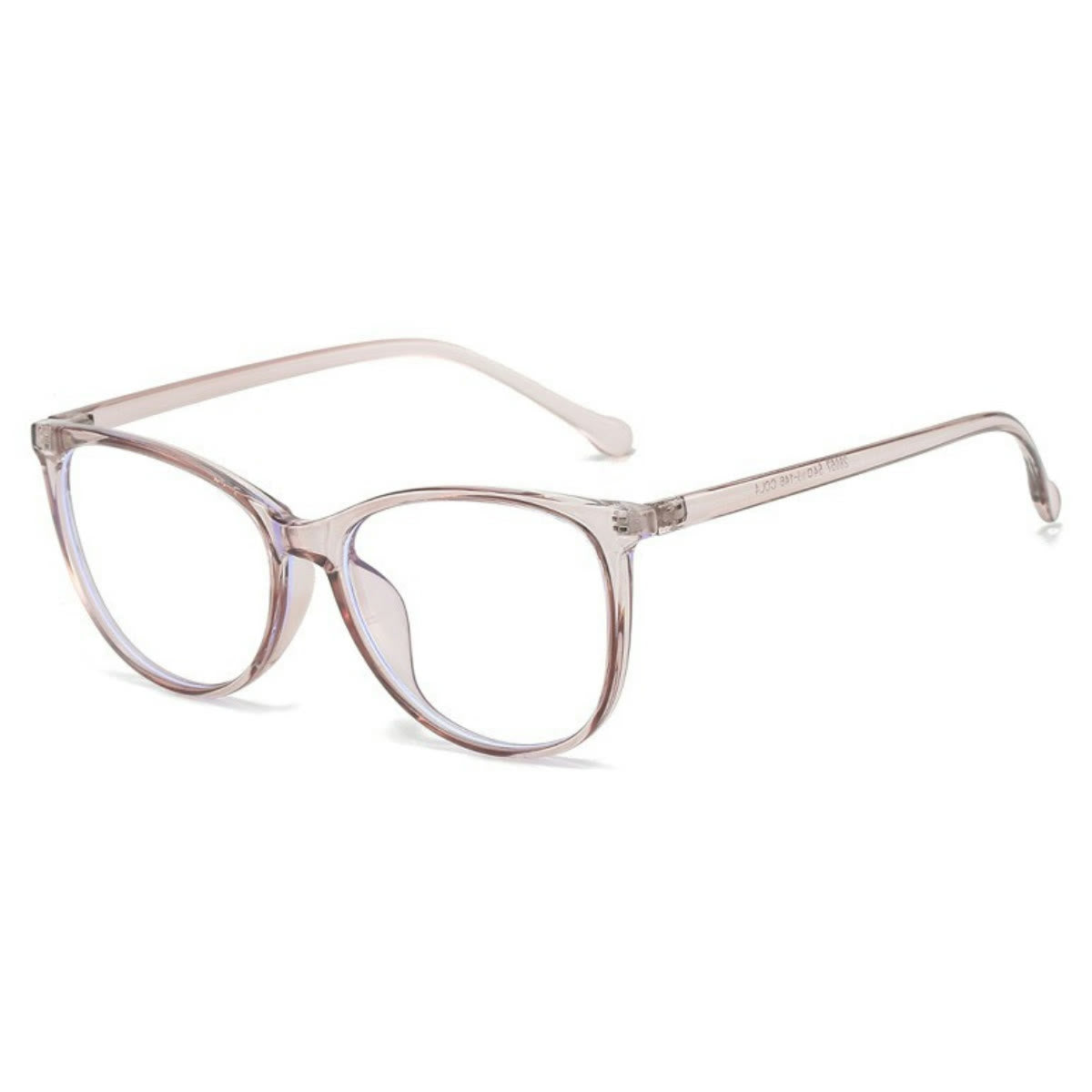 Spykay™ EG1012 Women's Round PC Frame Personality Fashion Clear Lens Glasses With Gradient Tint Clear Glasses Accessories