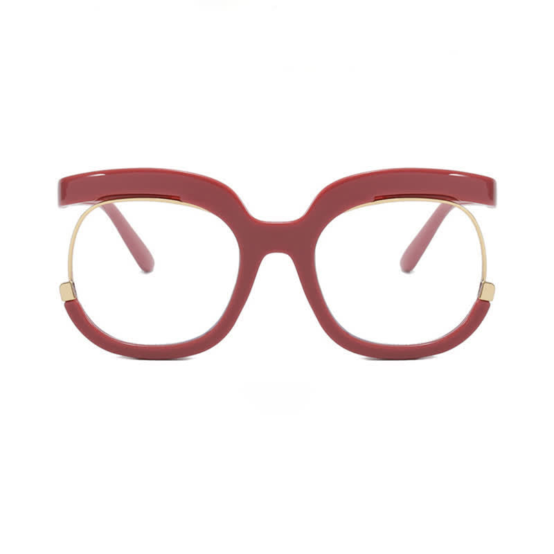 Spykay™ EG26670 Anti-blue Light Round Frames Owl Oversized Eyeglasses