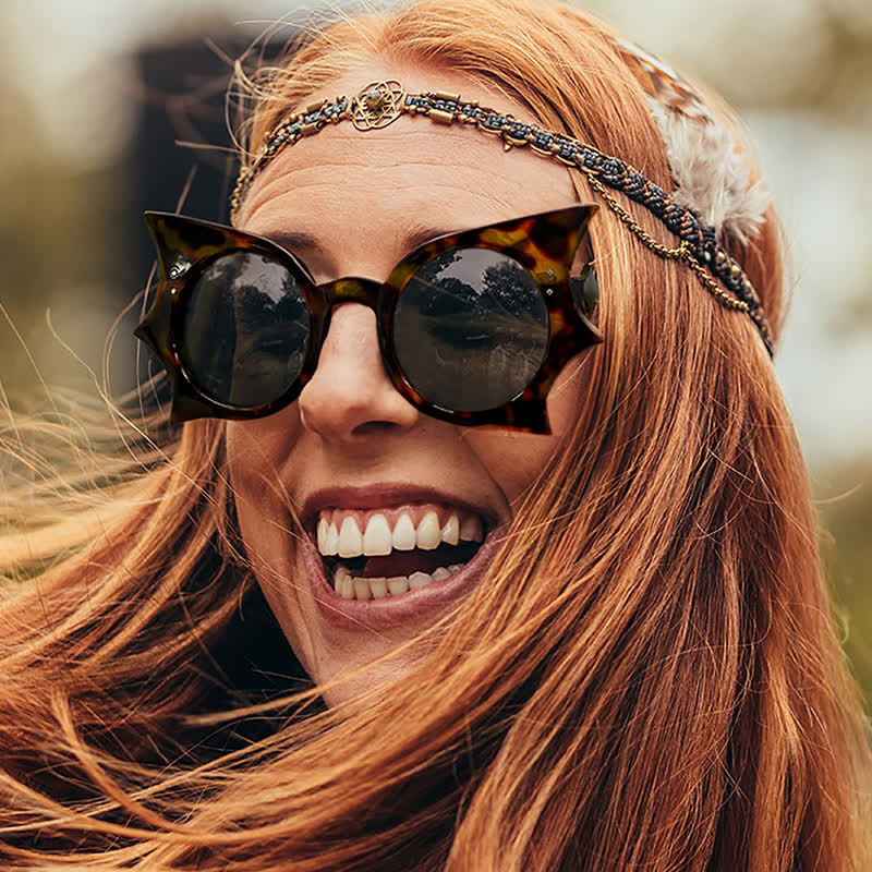 Spykay™ SG60985 Halloween Funny Oversized Batwing Shape Sunglasses