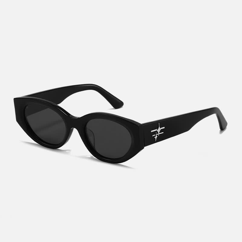Spykay™ SG60781 Cat-Eye Polarized Star Temples Sunglasses with Nylon Lenses