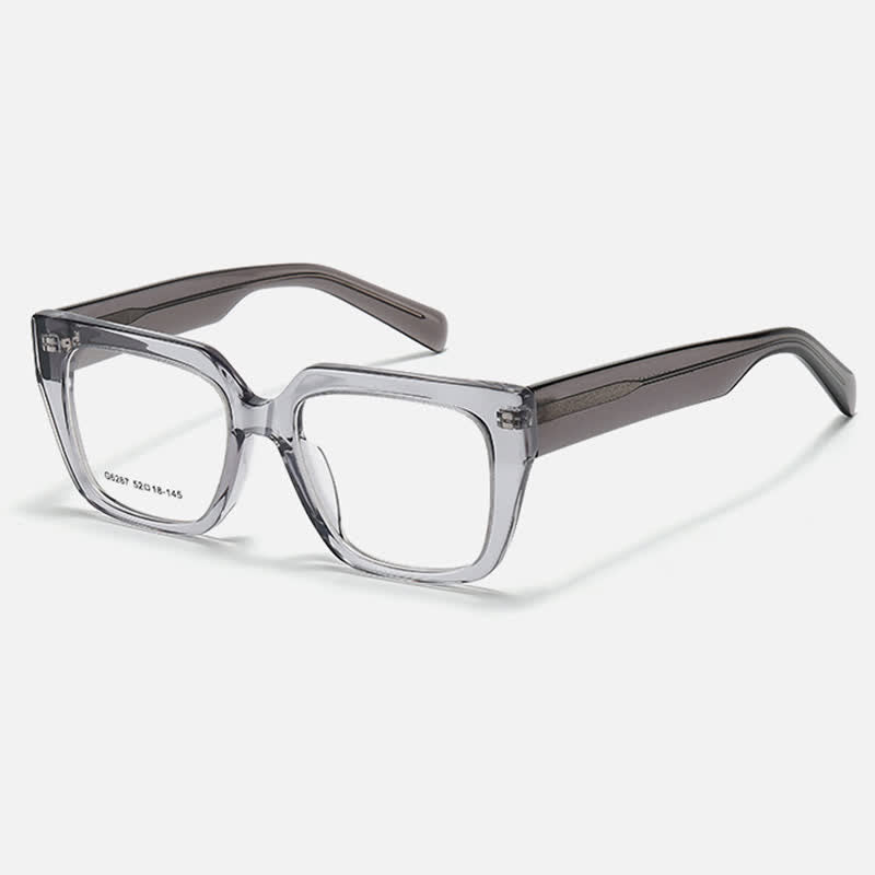 Spykay™ EG26819 Tortoise Shell Pattern Square Frame Simple Anti-blue Light Glasses