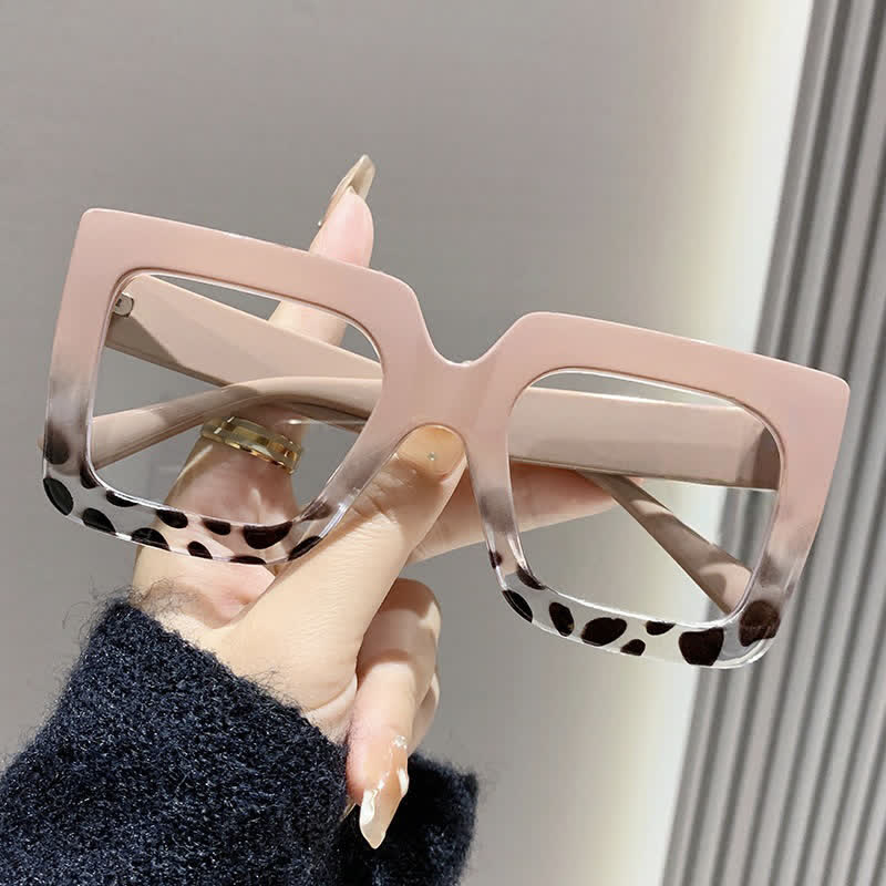 Spykay™ EG26812 Oversized Square Frame Anti-blue Light Glasses