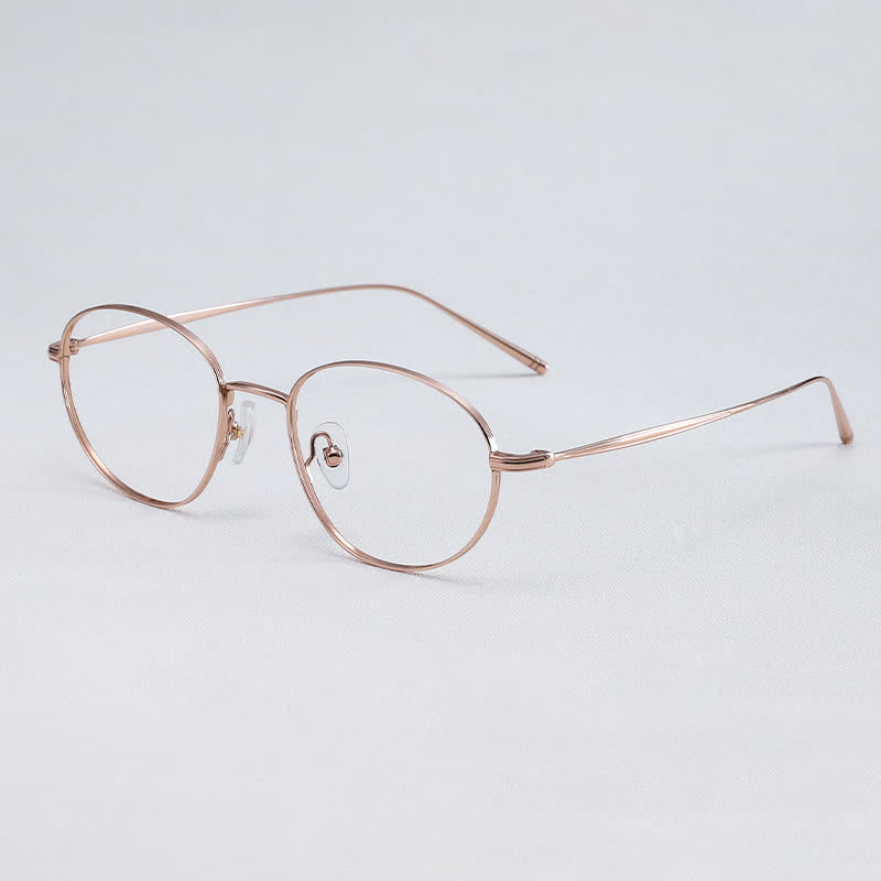 Spykay™ EG26707 Lightweight Titanium Oval Frame Anti-blue Light Glasses For Reading