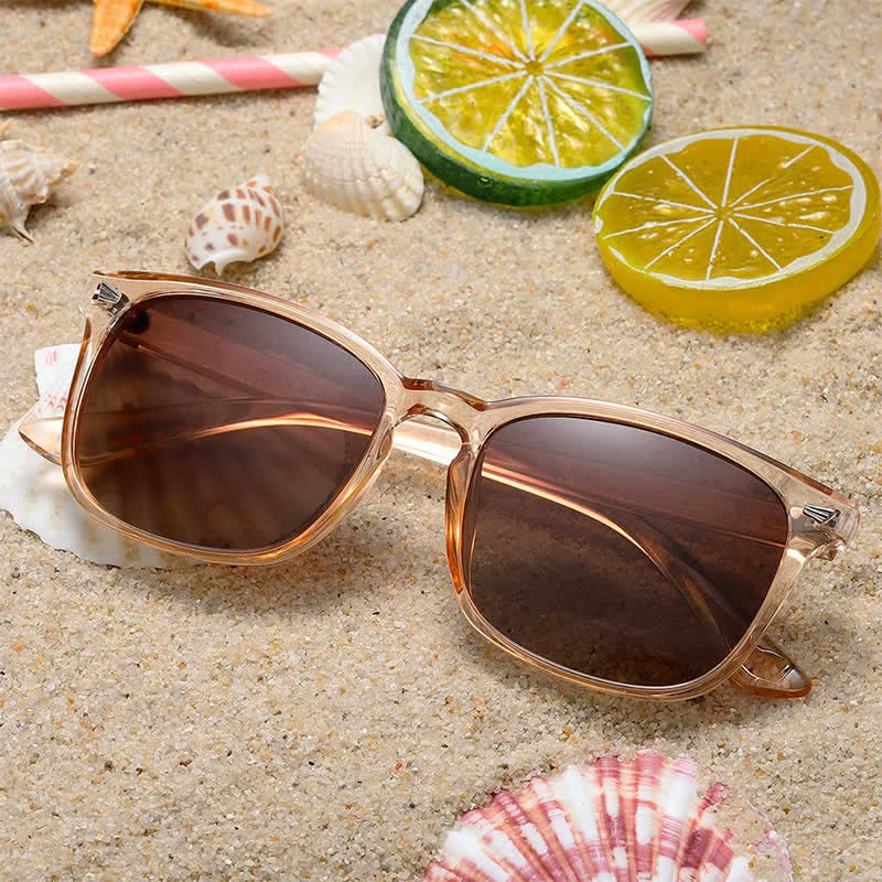 Spykay™ SG60973 Classic Lightweight Polarized Simple Square Frame Sunglasses