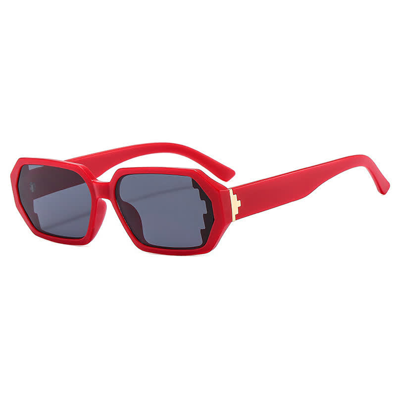 Spykay™ SG60689 Unisex Leopard Pattern Geometric Frame Sunglasses