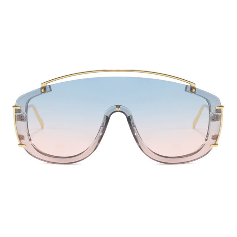 Spykay™ SG60885 One-piece Oversized Aviator Sunglasses