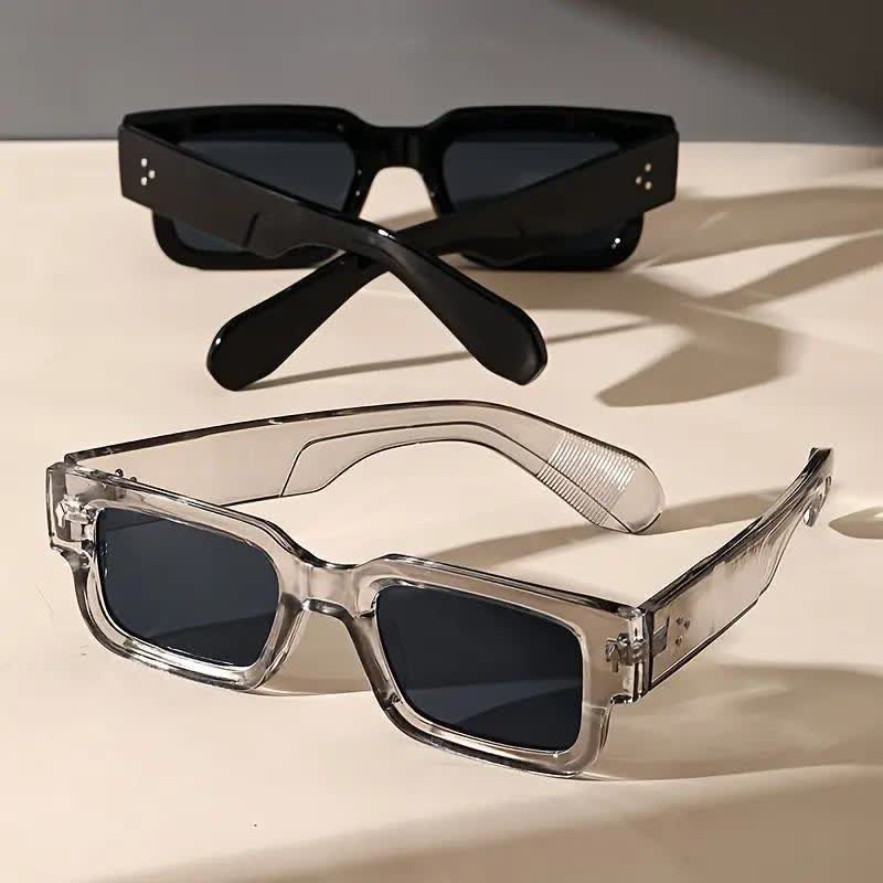 Spykay™ SG60748 Thick Rectangle Frame Trendy Sunglasses