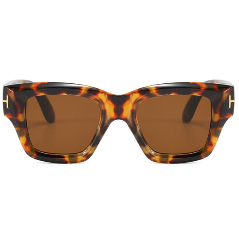 Spykay™ SG60897 Classic Unisex Square Frame 'T' Design Sunglasses