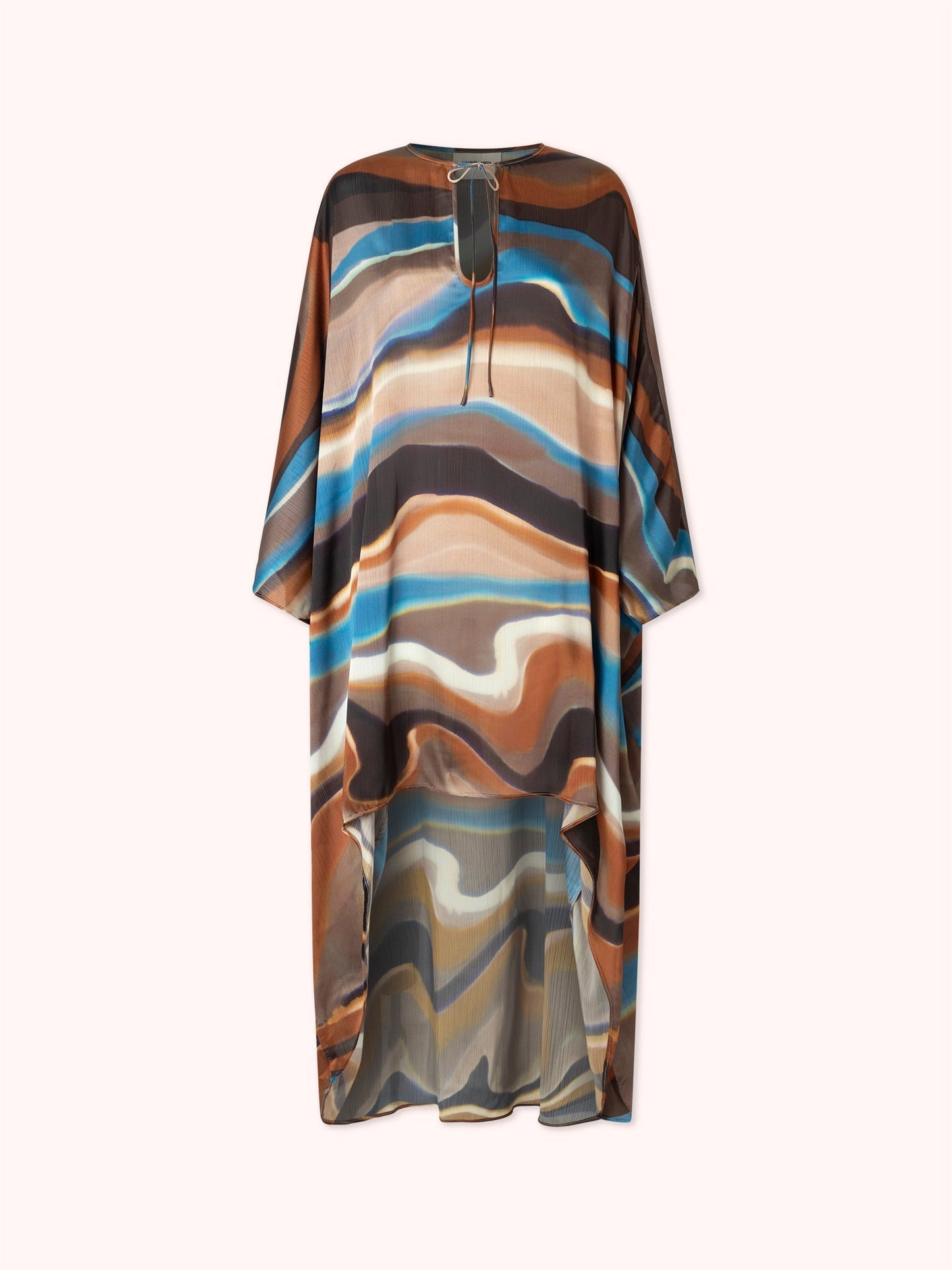 Abstract - Print Kaftan Dress