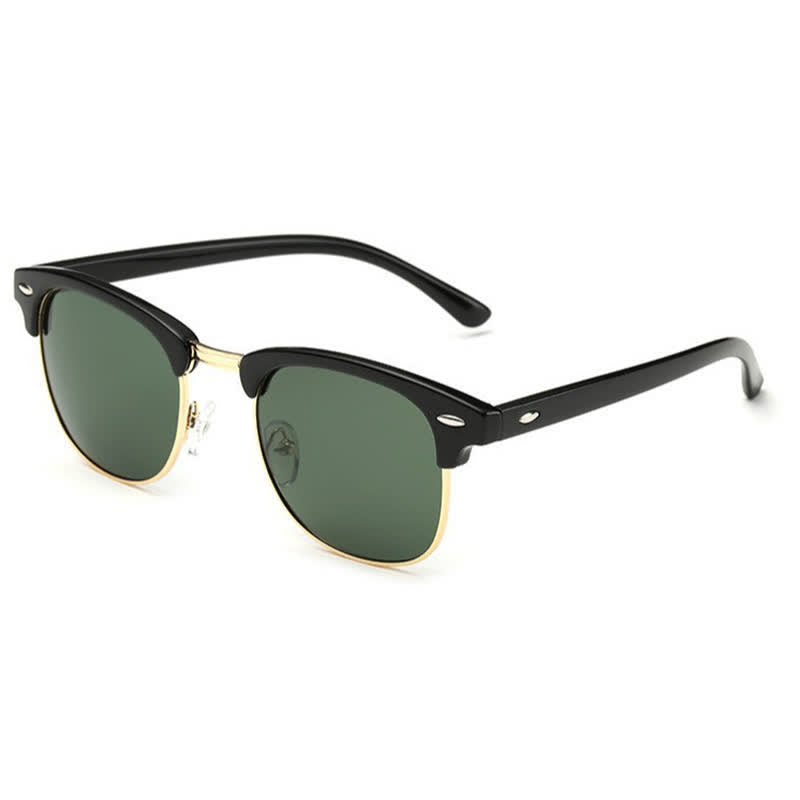 Spykay™ SG60929 Semi-Rimless Polarized Square Frame Browline Sunglasses for Fishing&Driving