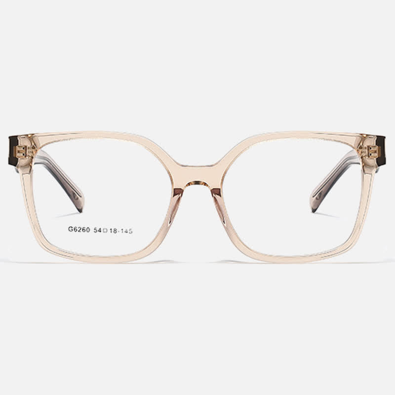 Spykay™ EG26789 Tortoise Shell Pattern Classic Square Frame Anti-blue Light Glasses