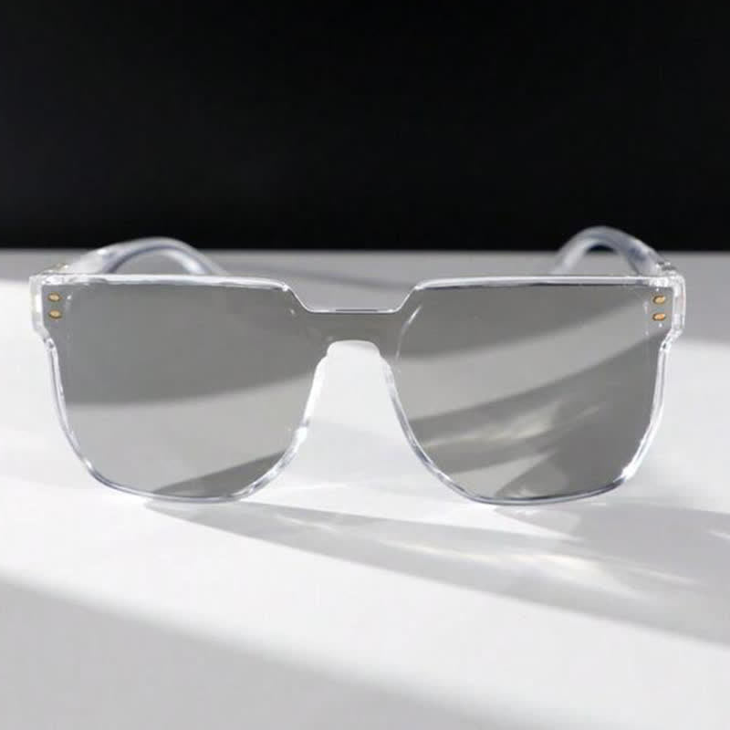 Spykay™ SG60739 Mirror Lens Square Frame Driving Sunglasses