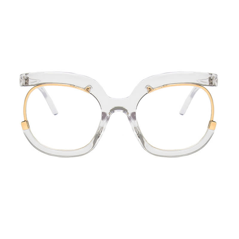 Spykay™ EG26670 Anti-blue Light Round Frames Owl Oversized Eyeglasses