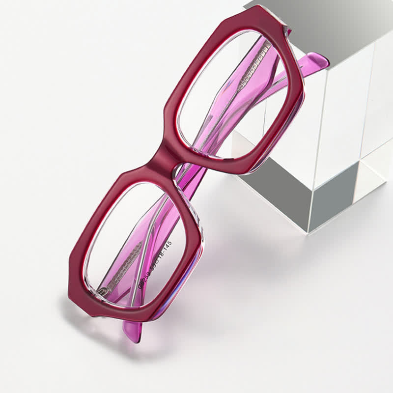 Spykay™ EG26799 Trendy Geometric Frame Anti-blue Light Glasses