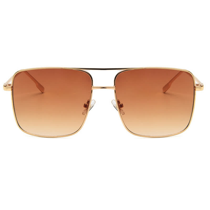 Spykay™ SG60886 Retro Classic Square Frame Double Bridges Sunglasses