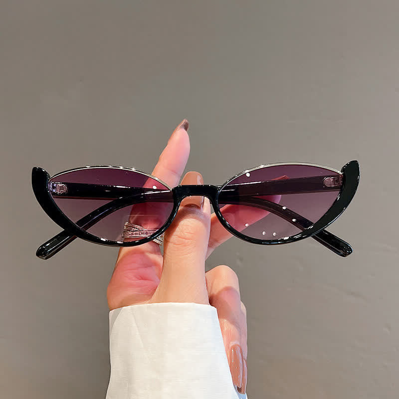 Spykay™ SG60716 Unisex Hipster Semi-Rimless Cat-Eye Sunglasses