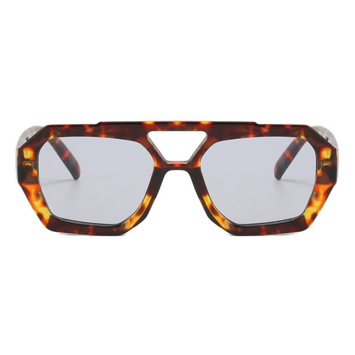 Spykay™ SG1024 Unique Double Bar Irregular Personality Retro Sunglasses