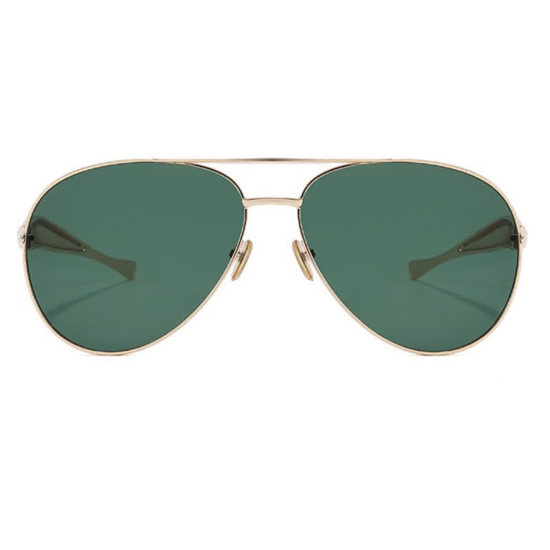 Spykay™ SG60665 Vintage Double Bridges Aviator Frame Sunglasses