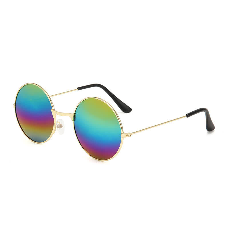 Spykay™ SG61008 Retro Round Frame Metal Sunglasses for Women Men