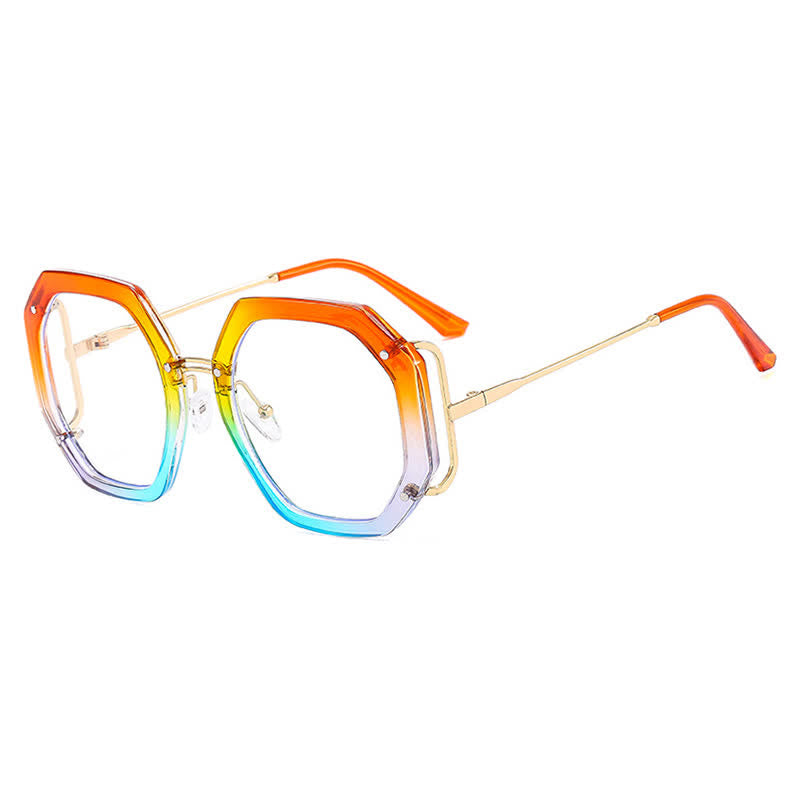 Spykay™ EG26764 Oversized Geometric Frame Anti-blue Light Glasses