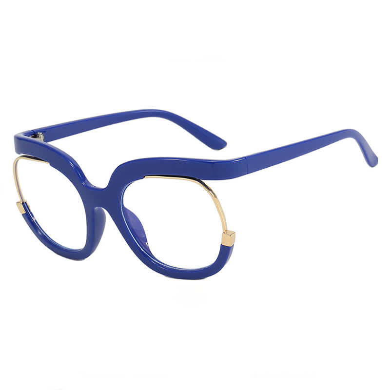 Spykay™ EG26670 Anti-blue Light Round Frames Owl Oversized Eyeglasses